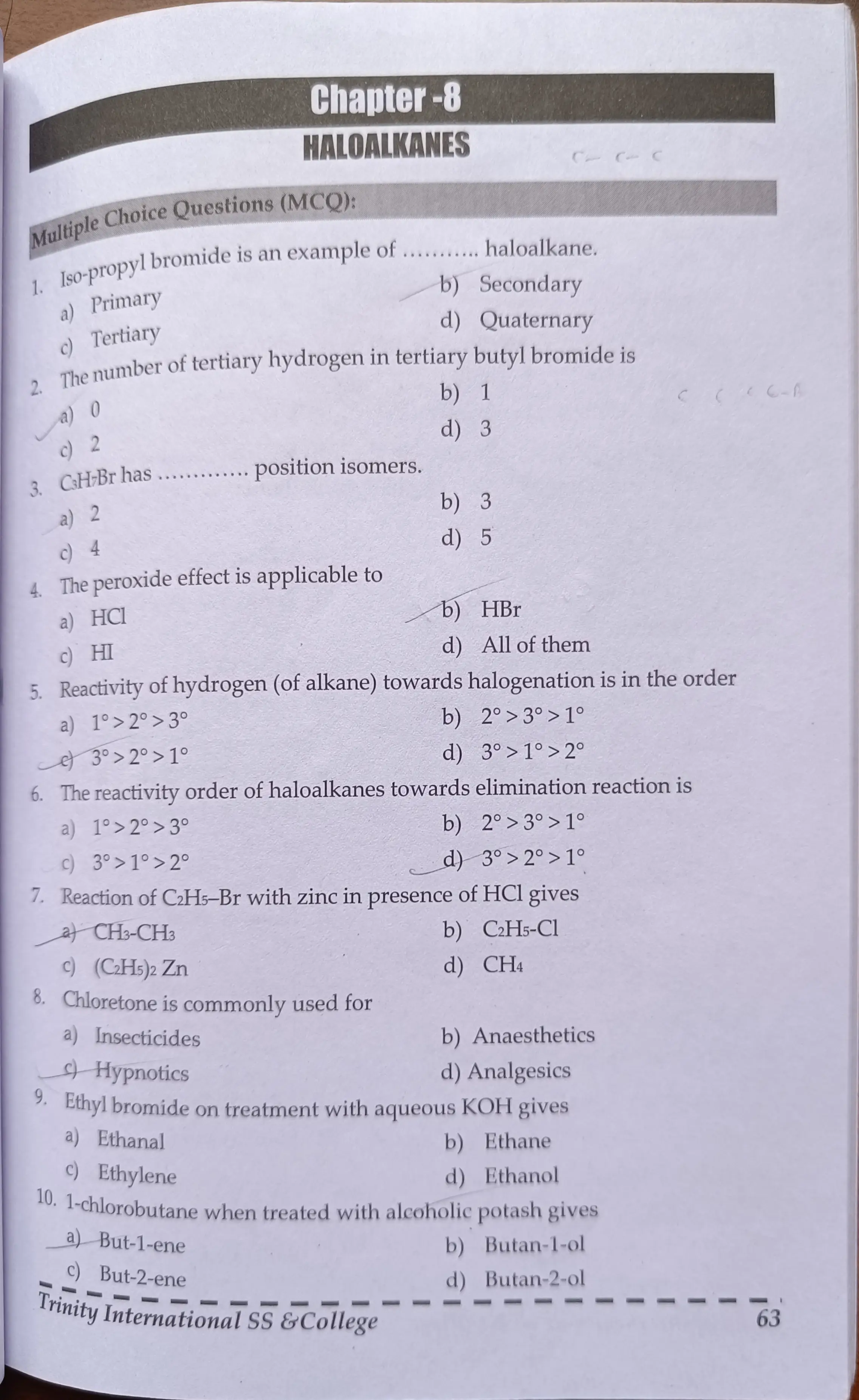 Haloalkane (Handwritten) - Page 1