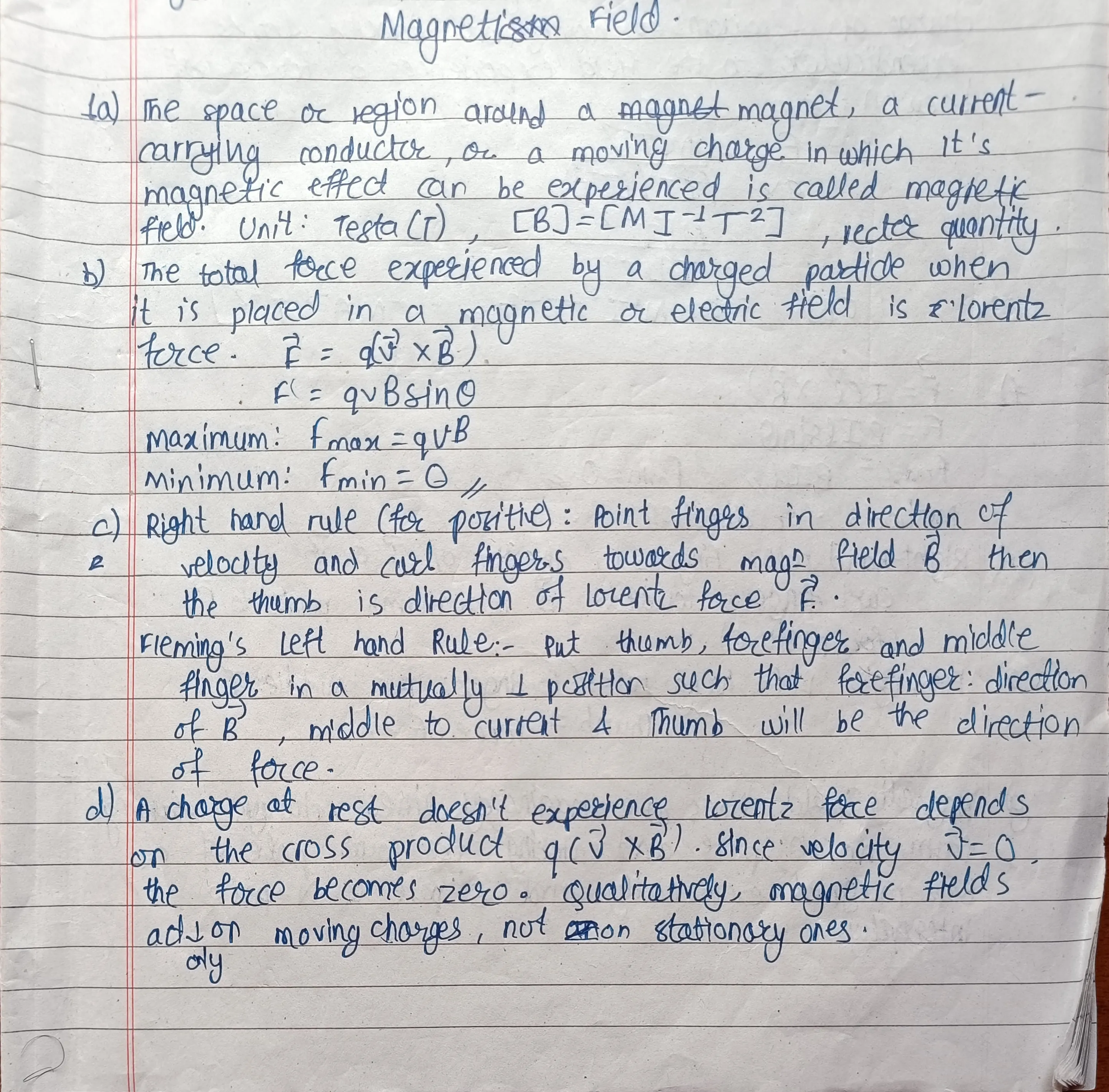 Magnetic Fields - Page 1